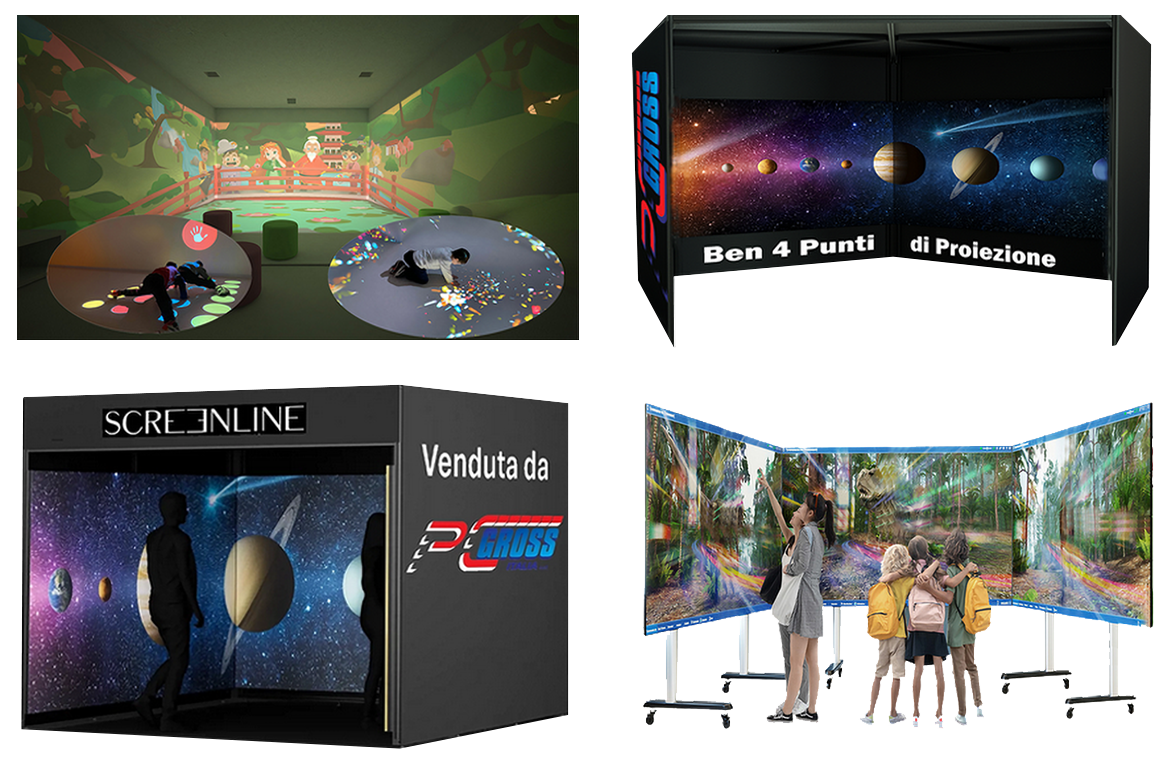 Le nostre Aule Immersive Aule immersive PC Gross Italia