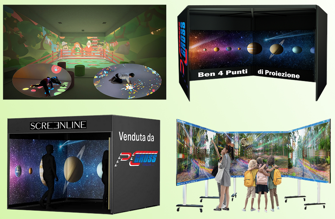 Aule immersive e laboratori PC Gross